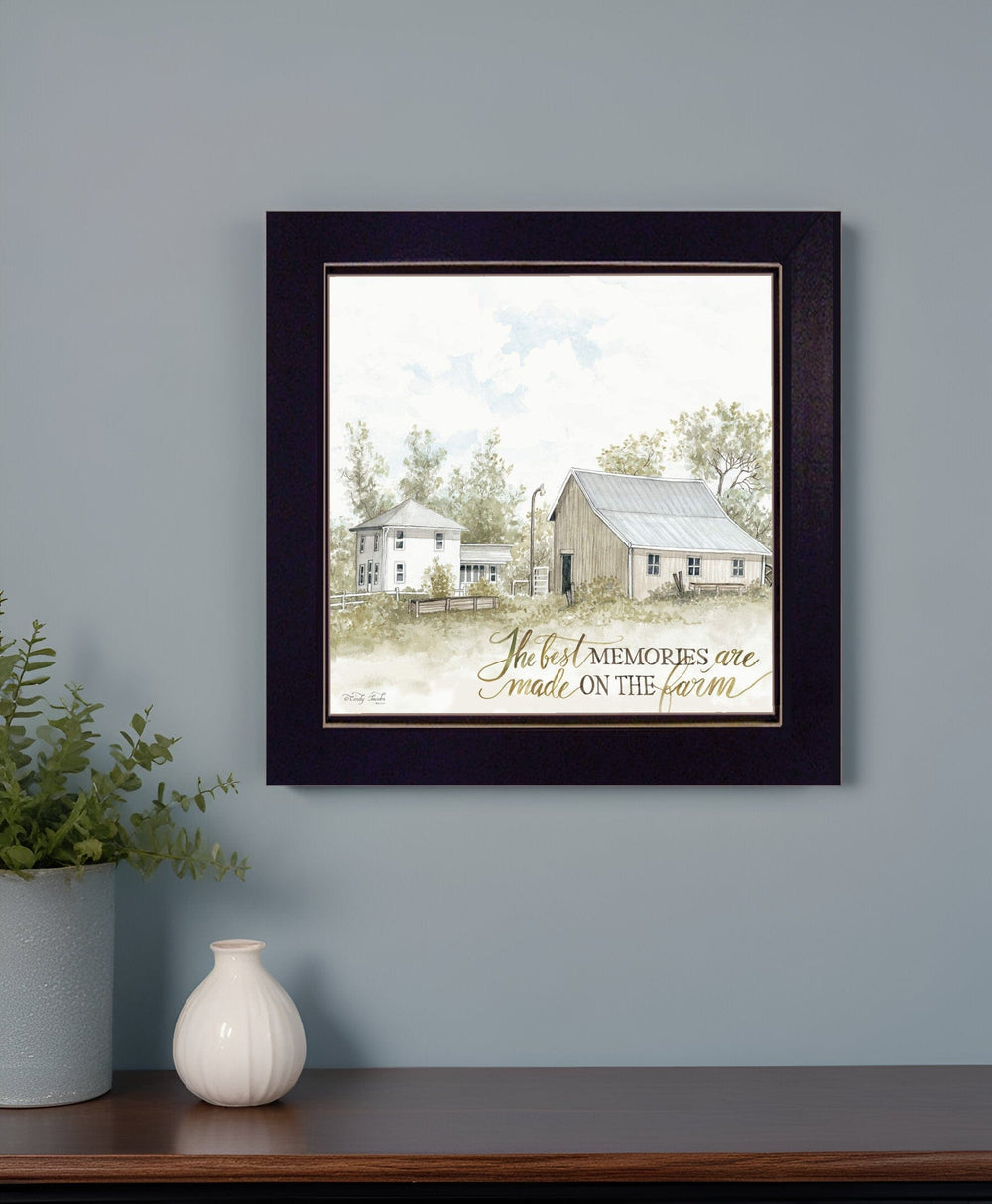 The Best Memories 1 Black Framed Print Wall Art - Homeroots