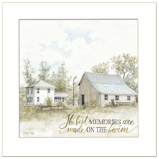 The Best Memories 2 White Framed Print Wall Art - Homeroots - Flyclothing LLC