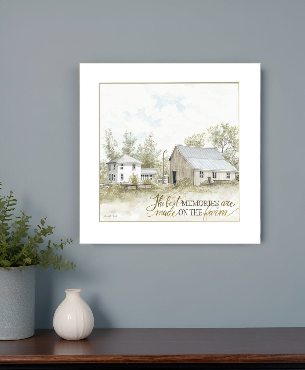 The Best Memories 2 White Framed Print Wall Art - Homeroots