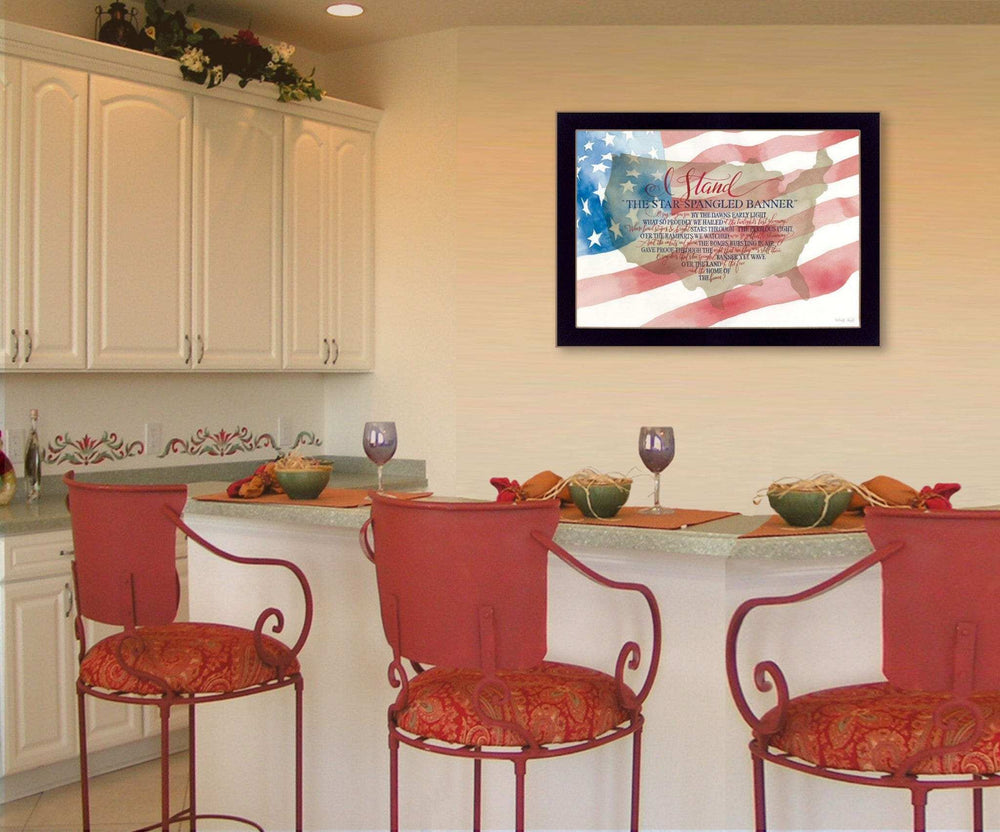 I Stand 1 Black Framed Print Wall Art - Homeroots - Flyclothing LLC