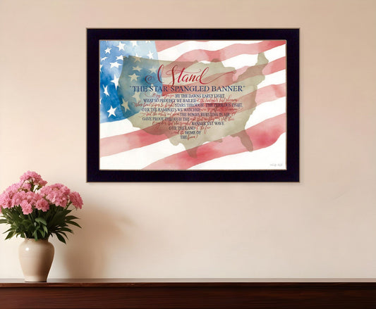 I Stand 1 Black Framed Print Wall Art - Homeroots