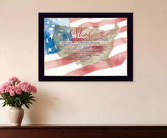 I Stand 1 Black Framed Print Wall Art - Homeroots