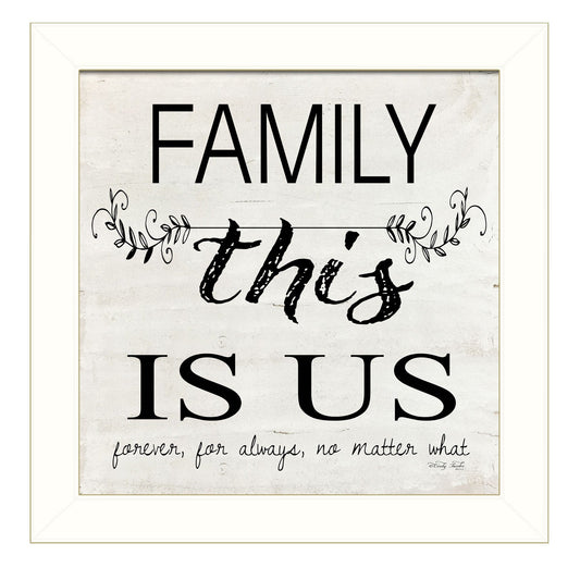 Family This is Us 2 White Framed Print Wall Art - Homeroots