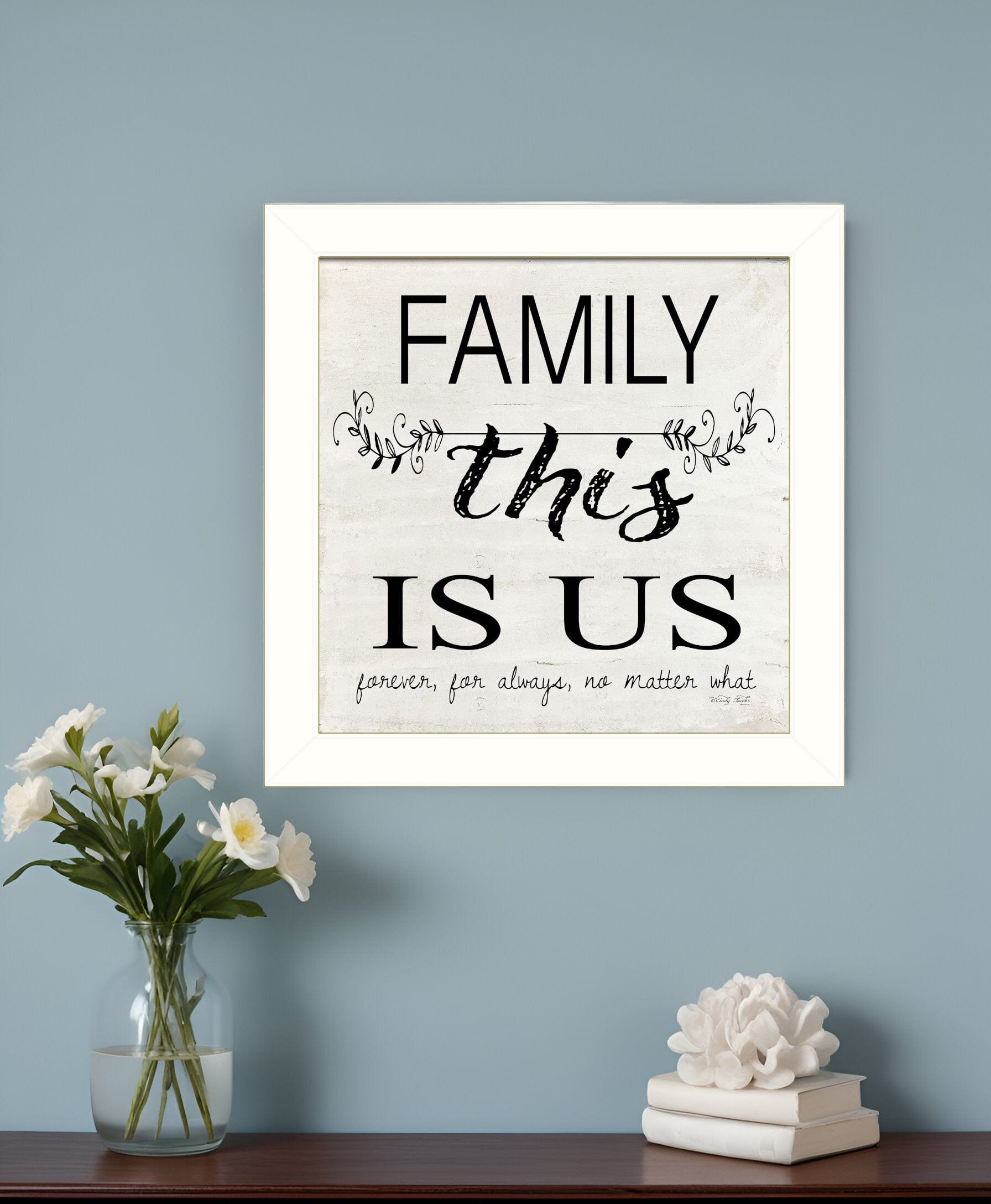 Family This is Us 2 White Framed Print Wall Art - Homeroots