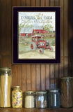 Families That Farm Together Stay Together Black Framed Print Wall Art - Homeroots - Flyclothing LLC