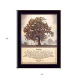 Living Life 4 Black Framed Print Wall Art - Homeroots - Flyclothing LLC