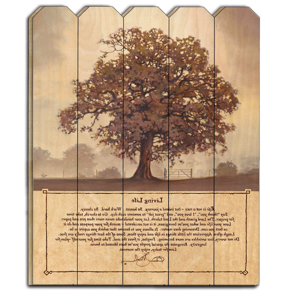 Living Life Unframed Print Wall Art - Homeroots - Flyclothing LLC