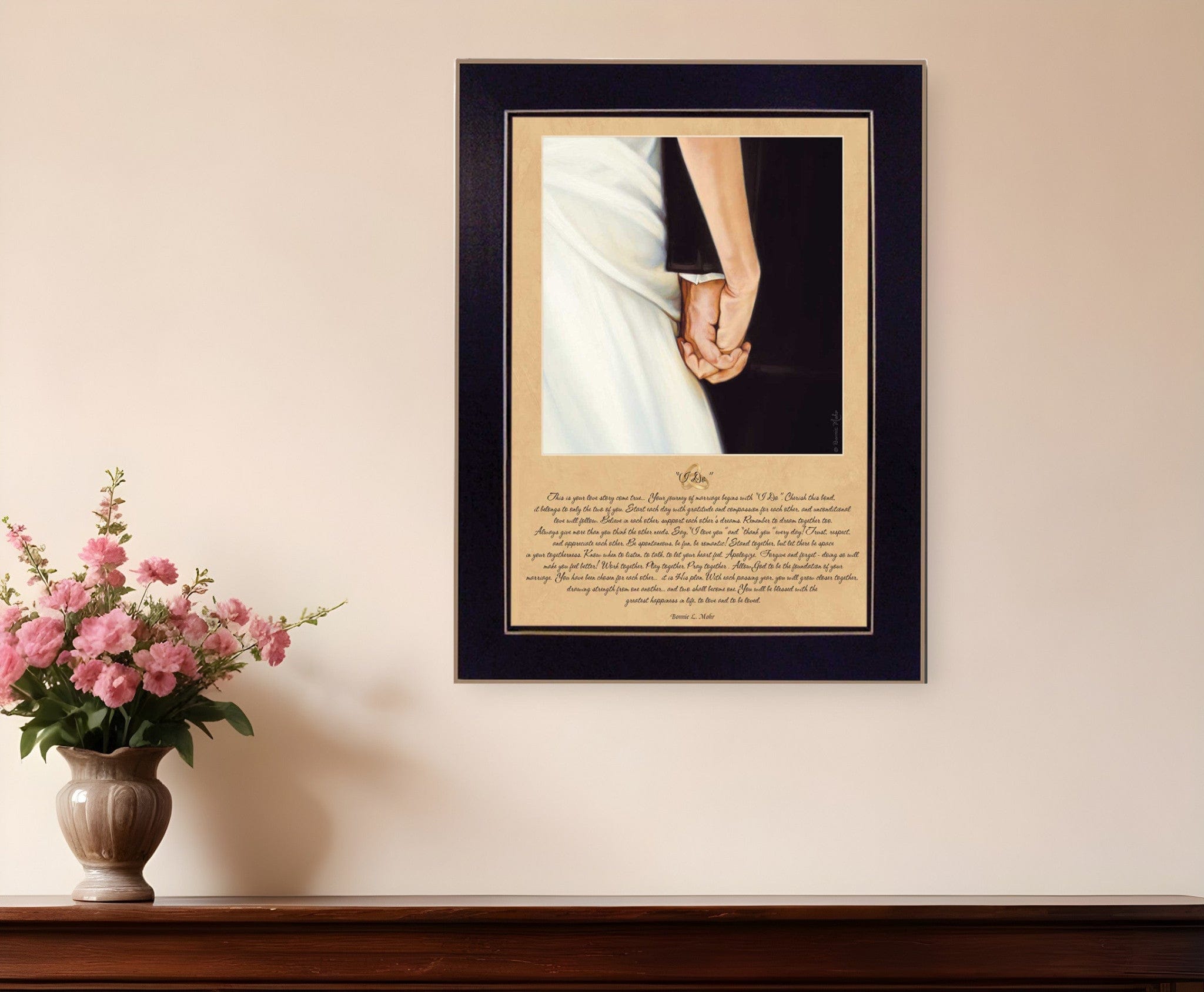 I Do 6 Black Framed Print Wall Art - Homeroots
