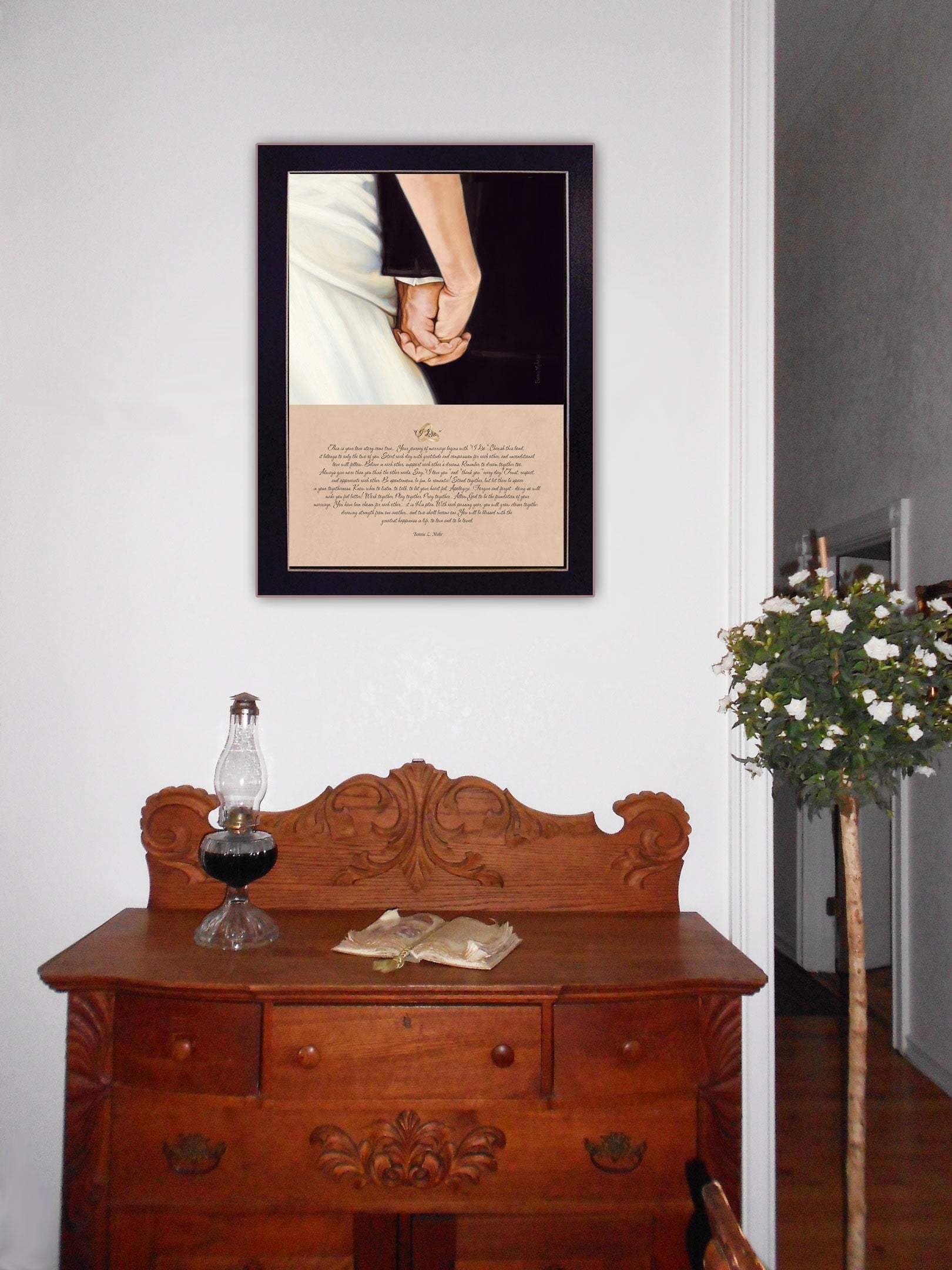 I Do 8 Black Framed Print Wall Art - Homeroots - Flyclothing LLC
