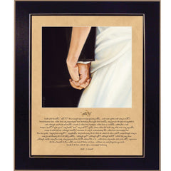 I Do 8 Black Framed Print Wall Art - Homeroots