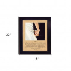I Do 8 Black Framed Print Wall Art - Homeroots