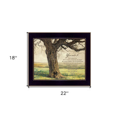 Forever 6 Black Framed Print Wall Art - Homeroots