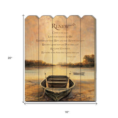 Renew Unframed Print Wall Art - Homeroots