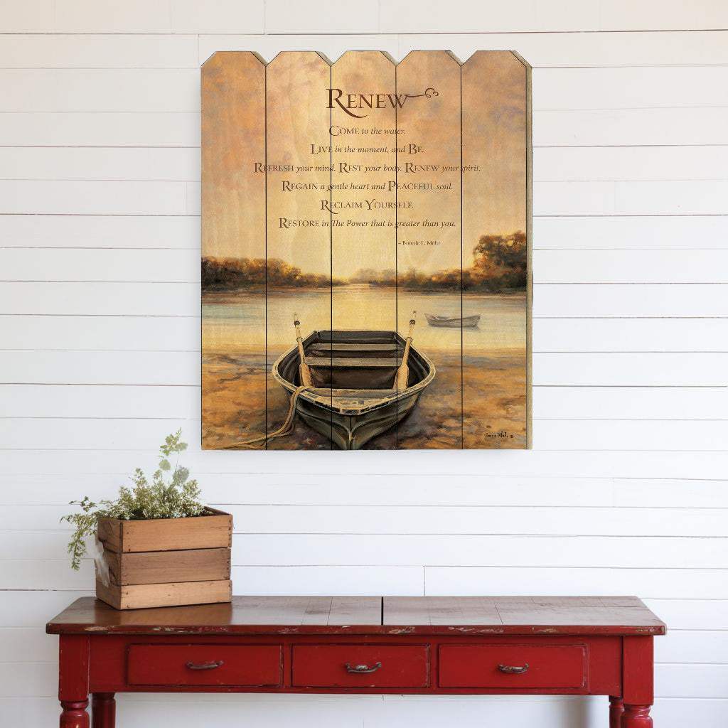 Renew Unframed Print Wall Art - Homeroots - Flyclothing LLC