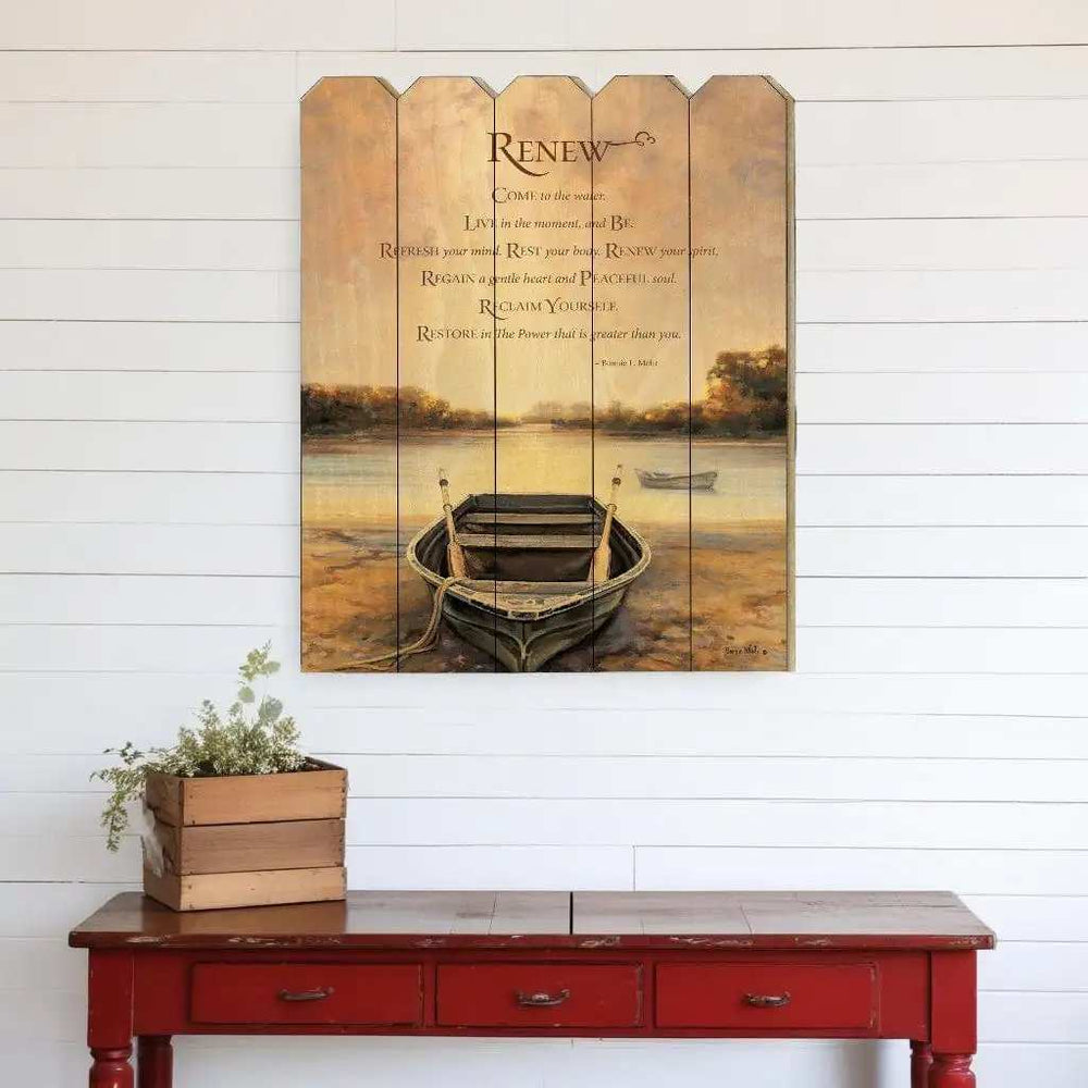 Renew Unframed Print Wall Art - Homeroots - Flyclothing LLC