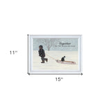 Together 2 White Framed Print Wall Art - Homeroots - Flyclothing LLC