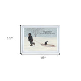 Together 2 White Framed Print Wall Art - Homeroots - Flyclothing LLC