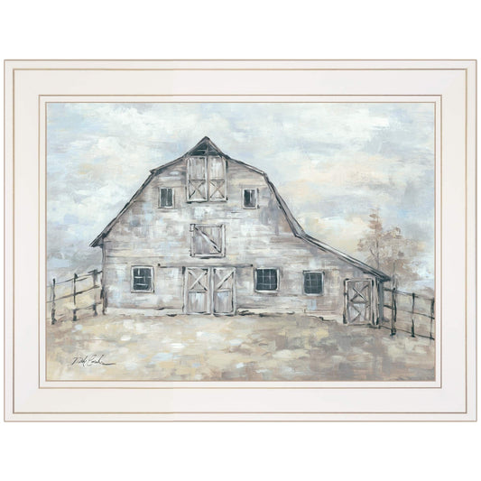 Rustic Beauty 1 White Framed Print Wall Art - Homeroots