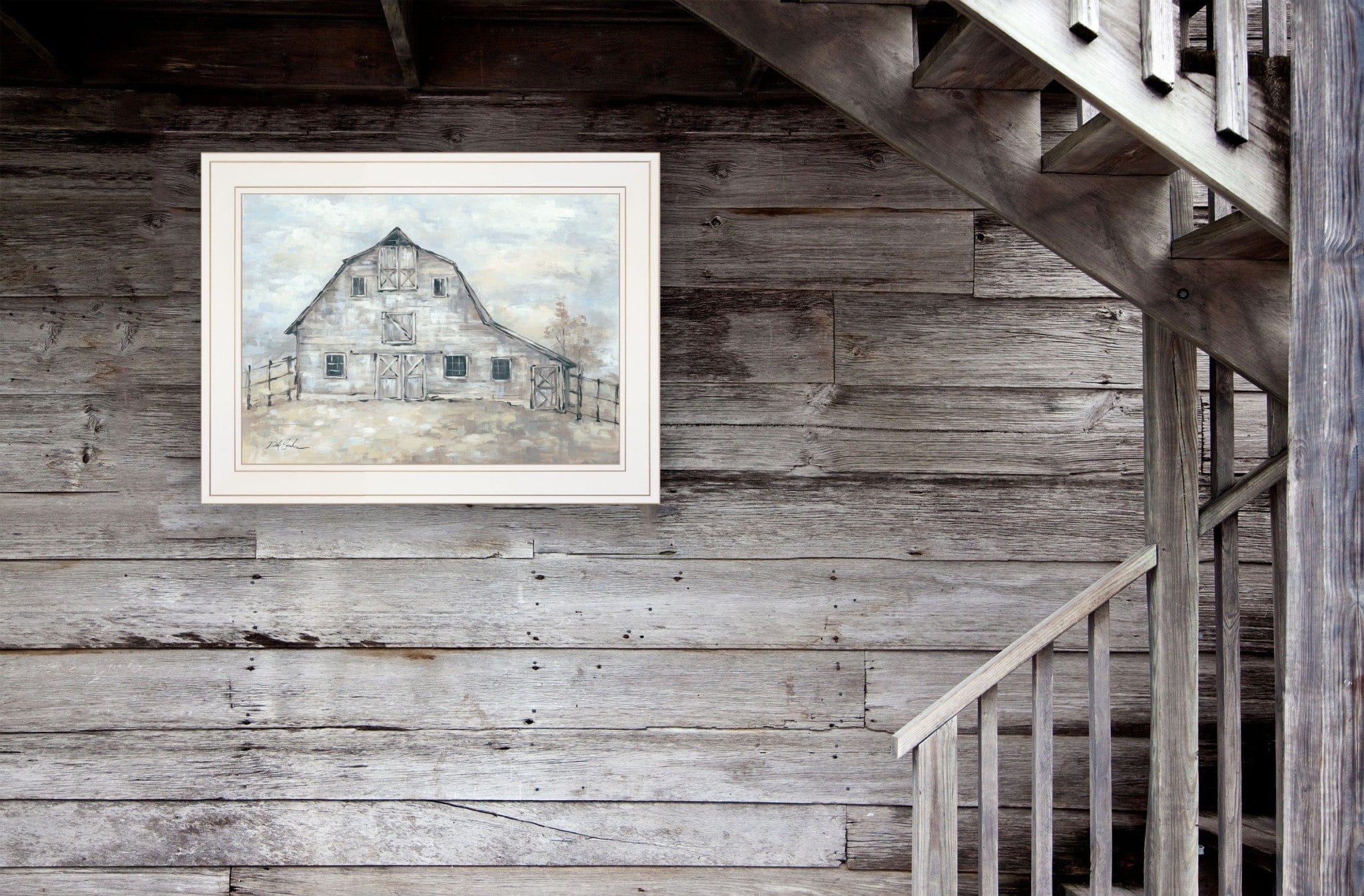 Rustic Beauty 1 White Framed Print Wall Art - Homeroots