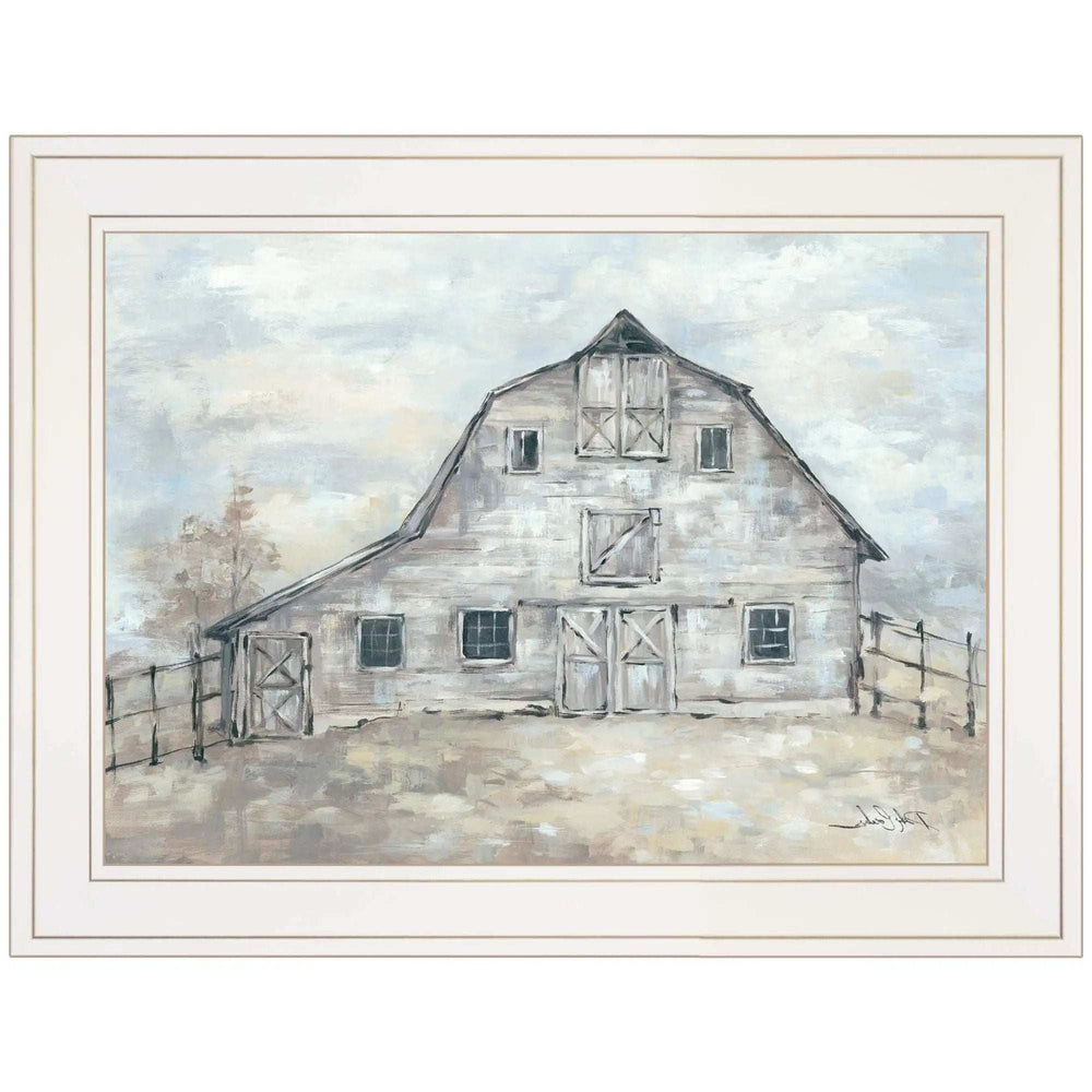 Rustic Beauty 1 White Framed Print Wall Art - Homeroots - Flyclothing LLC