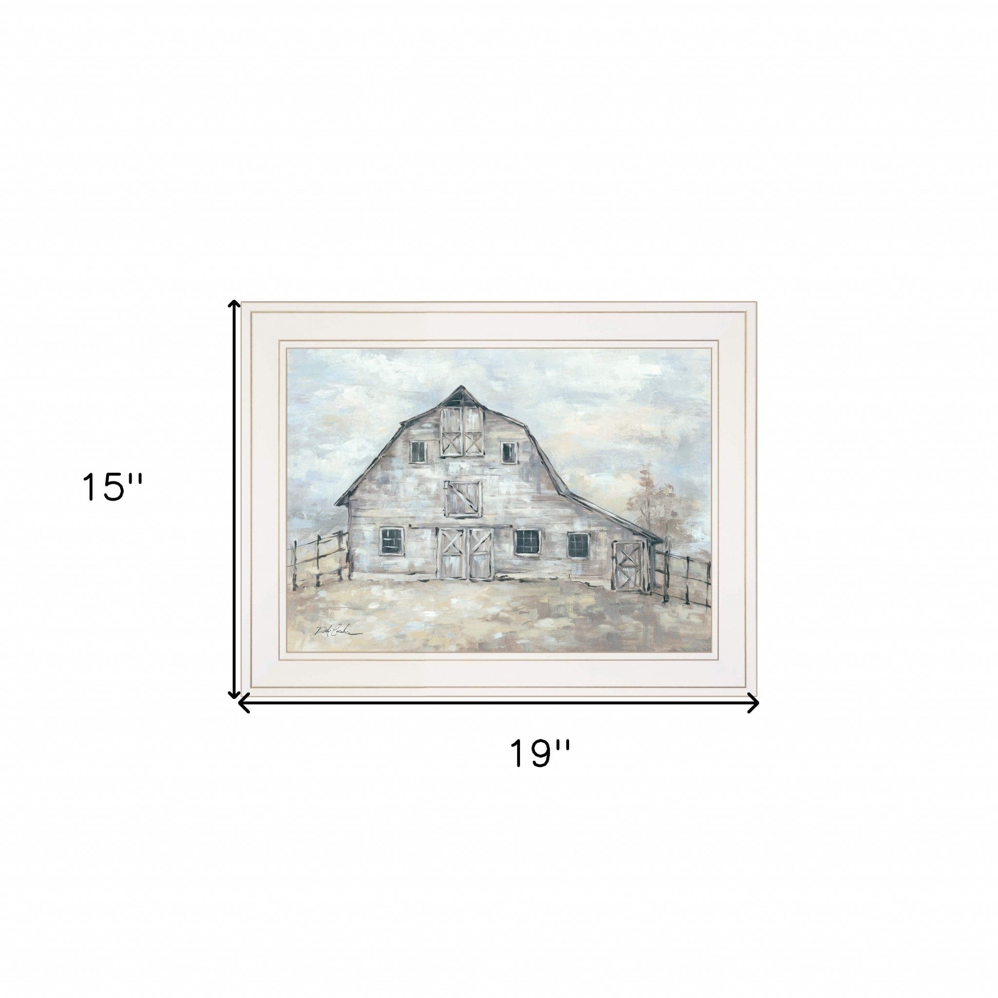 Rustic Beauty 1 White Framed Print Wall Art - Homeroots