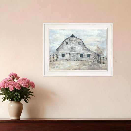 Rustic Beauty 1 White Framed Print Wall Art - Homeroots