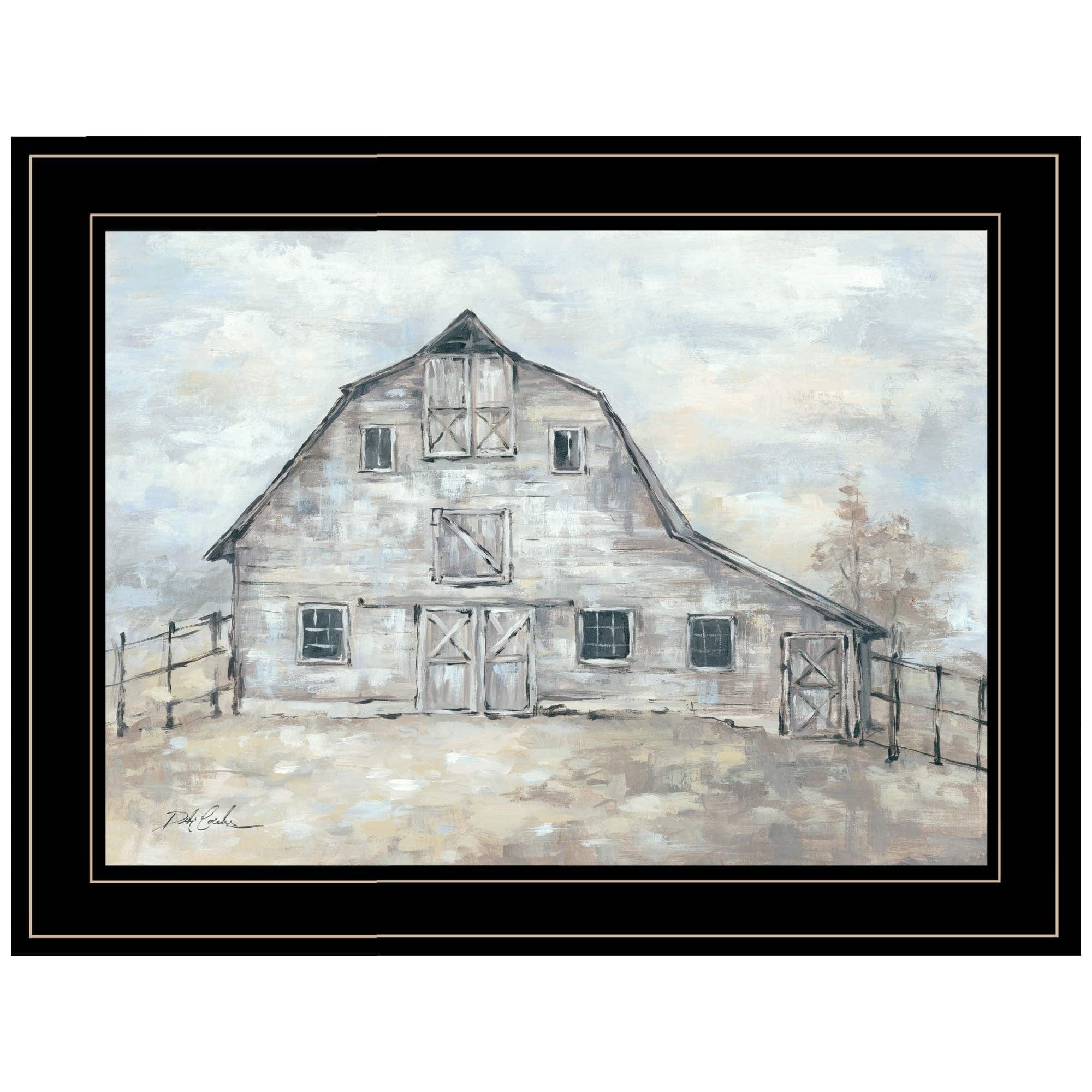 Rustic Beauty 2 Black Framed Print Wall Art - Homeroots