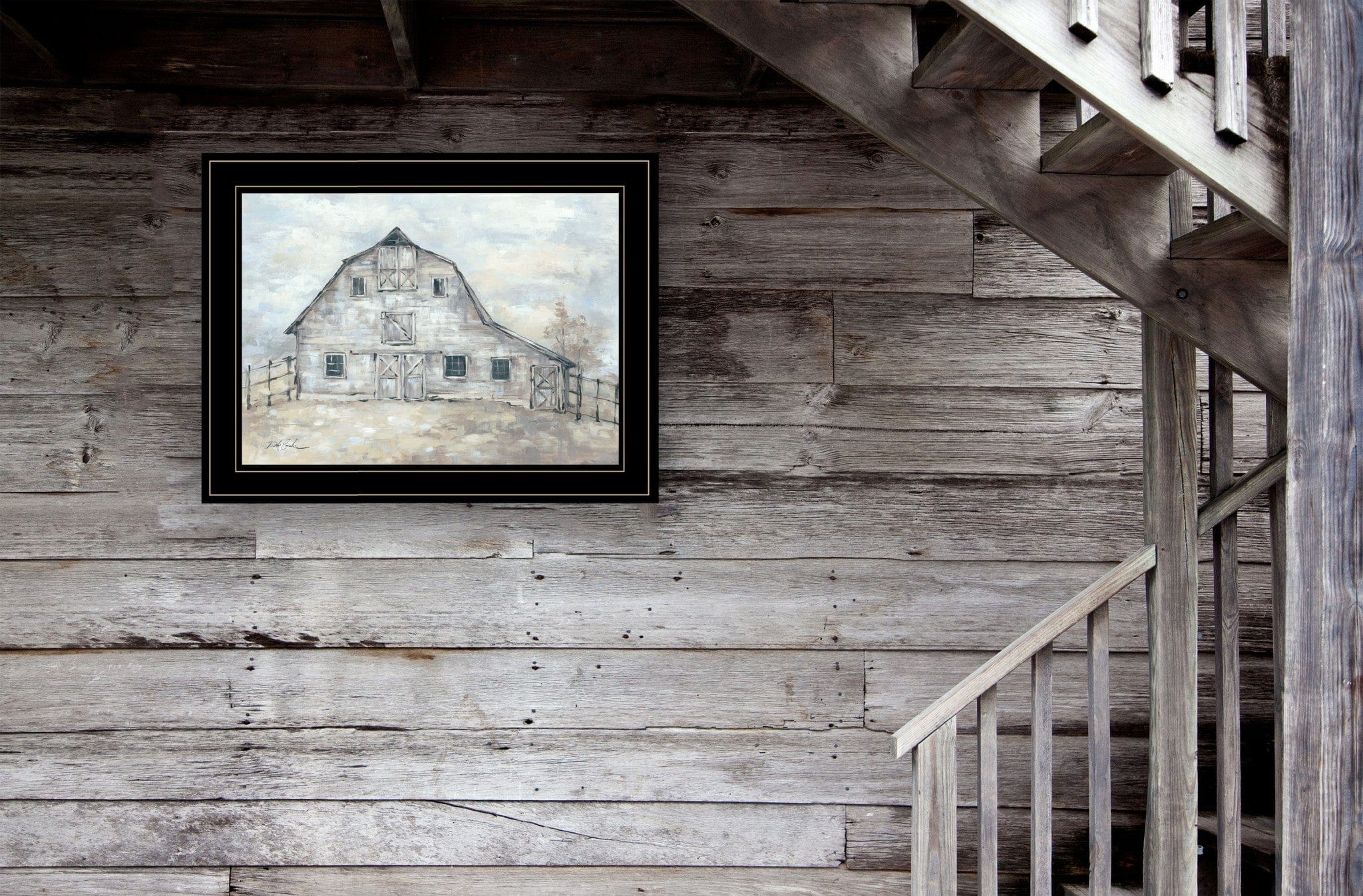 Rustic Beauty 2 Black Framed Print Wall Art - Homeroots