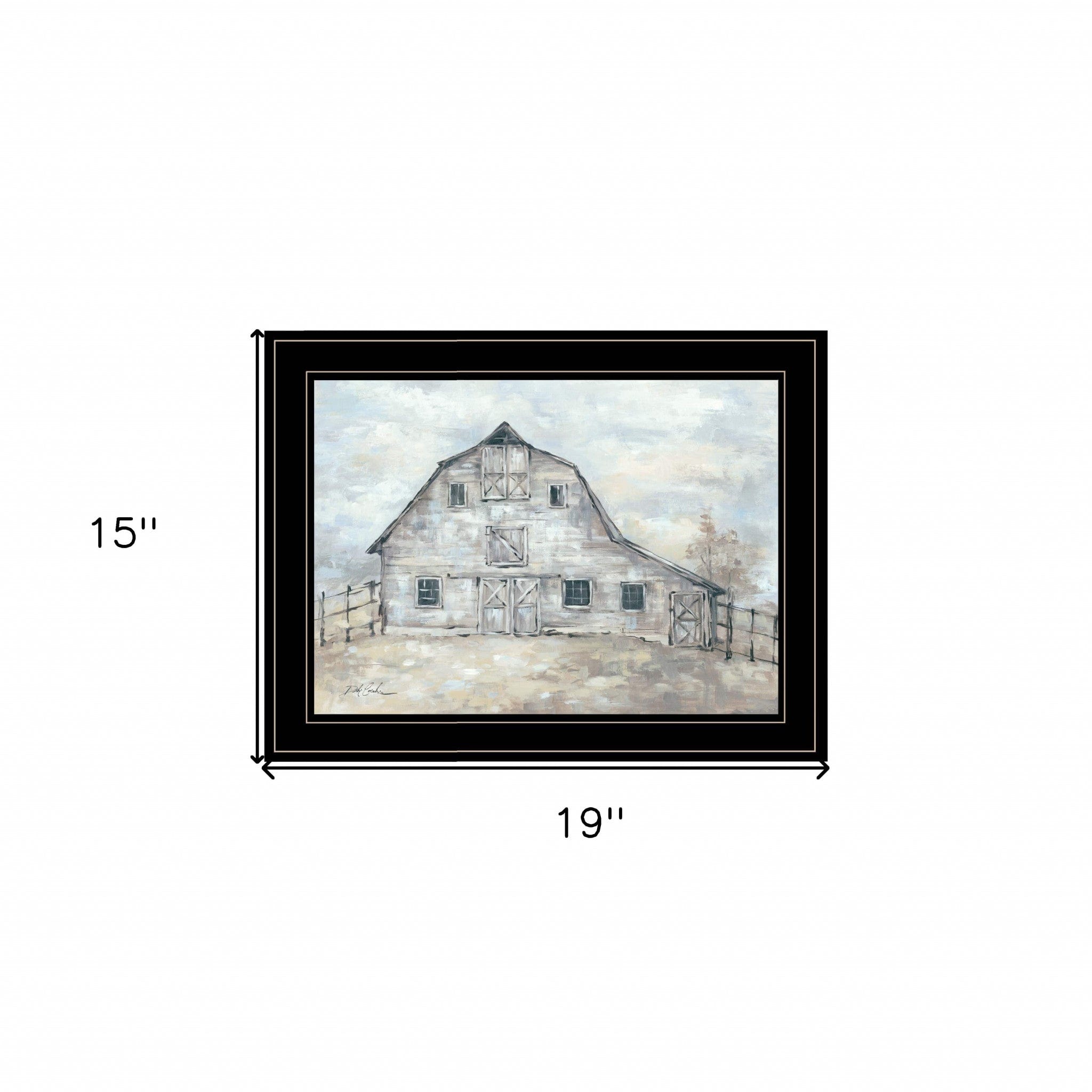 Rustic Beauty 2 Black Framed Print Wall Art - Homeroots