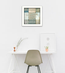 Live in the Sunshine 1 White Framed Print Wall Art - Homeroots