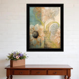 Meandering Flowers I 2 Black Framed Print Wall Art - Homeroots