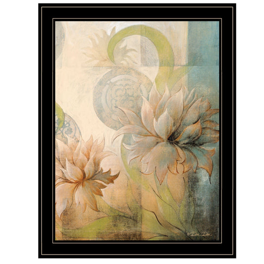 Meandering Flowers II 2 Black Framed Print Wall Art - Homeroots