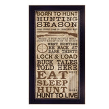 Hunting Season Black Framed Print Wall Art - Homeroots