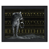 Patterned Leopard Black Framed Print Wall Art - Homeroots