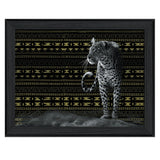 Patterned Leopard Black Framed Print Wall Art - Homeroots