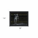 Patterned Leopard Black Framed Print Wall Art - Homeroots - Flyclothing LLC
