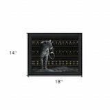 Patterned Leopard Black Framed Print Wall Art - Homeroots - Flyclothing LLC