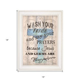 Bathroom Humor 1 White Framed Print Bathroom Wall Art - Homeroots - Flyclothing LLC