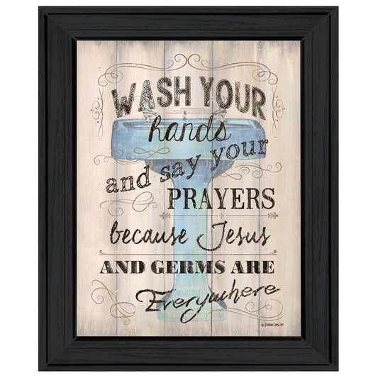 Bathroom Humor 2 Black Framed Print Bathroom Wall Art - Homeroots