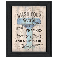 Bathroom Humor 2 Black Framed Print Bathroom Wall Art - Homeroots