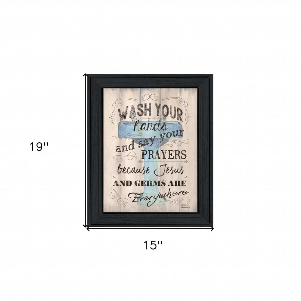 Bathroom Humor 2 Black Framed Print Bathroom Wall Art - Homeroots - Flyclothing LLC