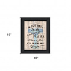 Bathroom Humor 2 Black Framed Print Bathroom Wall Art - Homeroots