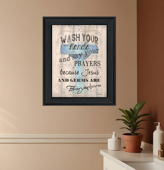 Bathroom Humor 2 Black Framed Print Bathroom Wall Art - Homeroots