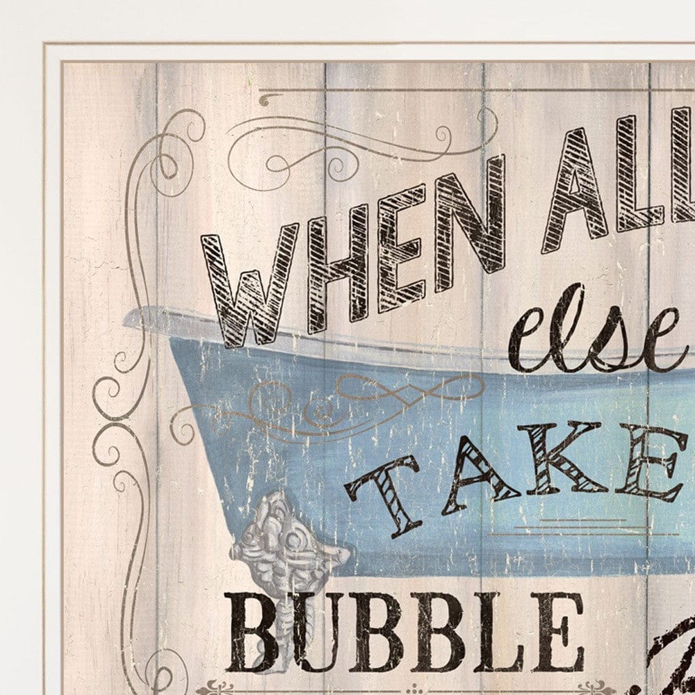 Bathroom Humor 3 White Framed Print Bathroom Wall Art - Homeroots