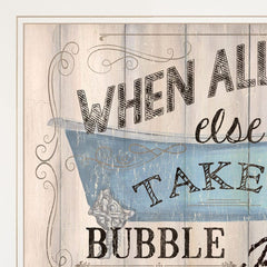 Bathroom Humor 3 White Framed Print Bathroom Wall Art - Homeroots