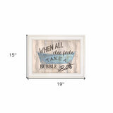 Bathroom Humor 3 White Framed Print Bathroom Wall Art - Homeroots - Flyclothing LLC