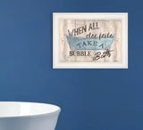 Bathroom Humor 3 White Framed Print Bathroom Wall Art - Homeroots
