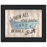 Bathroom Humor 4 Black Framed Print Bathroom Wall Art - Homeroots