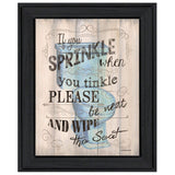 Bathroom Humor 6 Black Framed Print Bathroom Wall Art - Homeroots - Flyclothing LLC