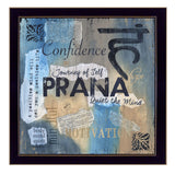 Yoga Series Prana Black Framed Print Wall Art - Homeroots